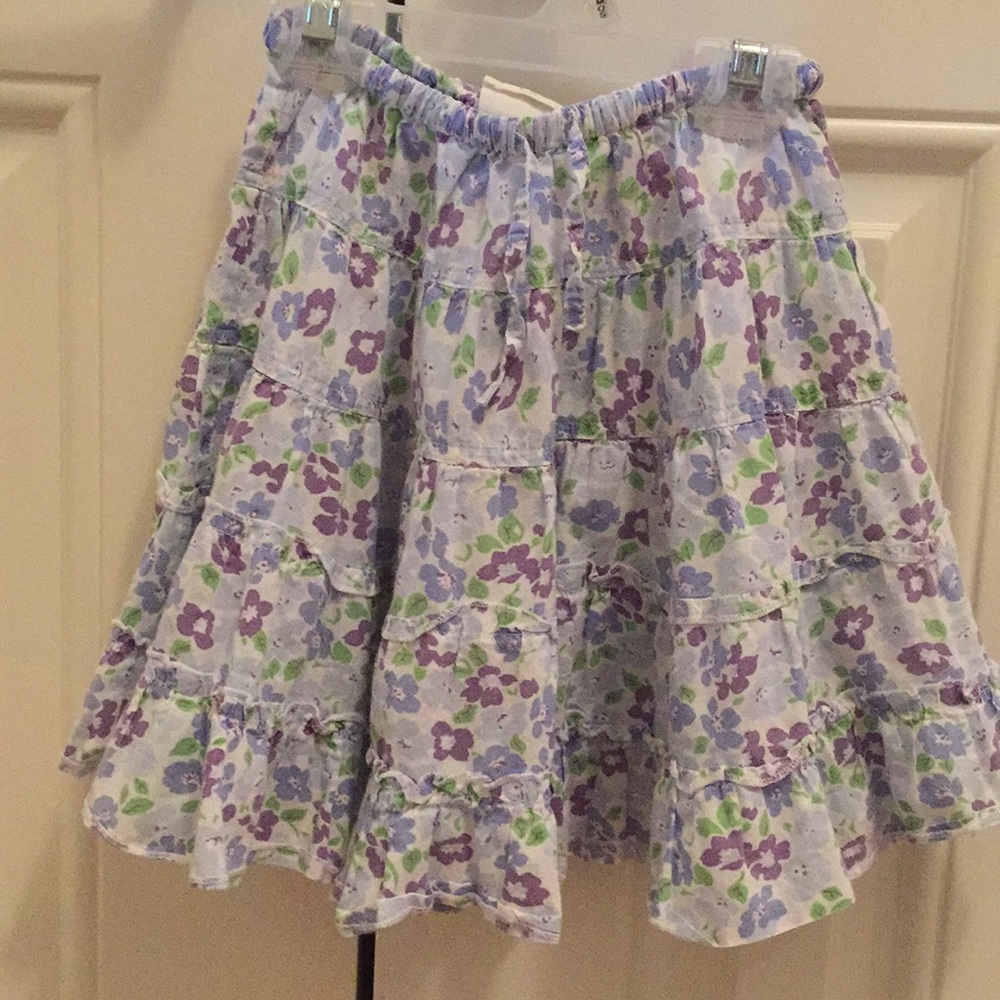 Mini Boden lightweight cotton twirl skirt